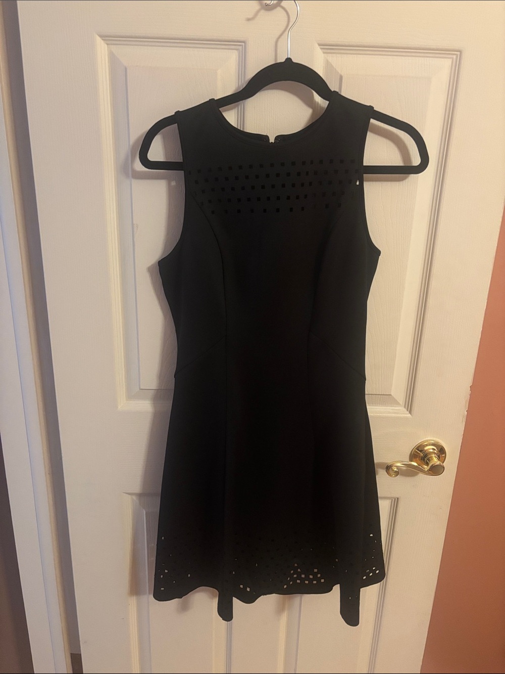 Mossimo Black Sleeveless Fit And Flare Dress